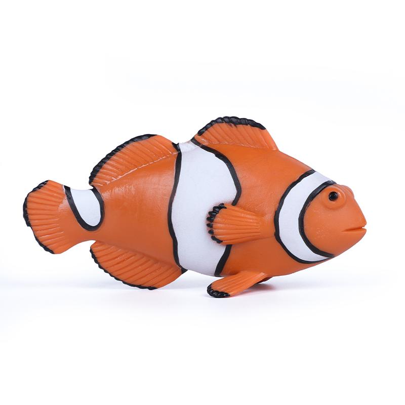 Sea Life Clownfish Clown Anemonefish Figurine Lifelike Fish Figure - Instructive Toy Designed for Boys Girls Plus Children Ages 3