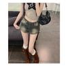 Vintage Vintage Denim Shorts for Women's Summer Pints with High Waists and Spandex Bottoms