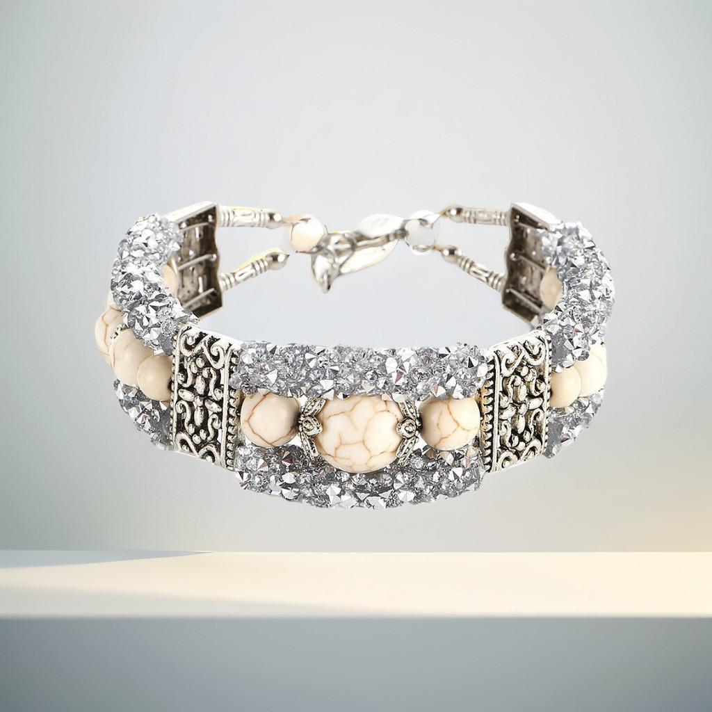 Exquisite Handmade Turquoise Bead Bracelet For Women And Men Original Design