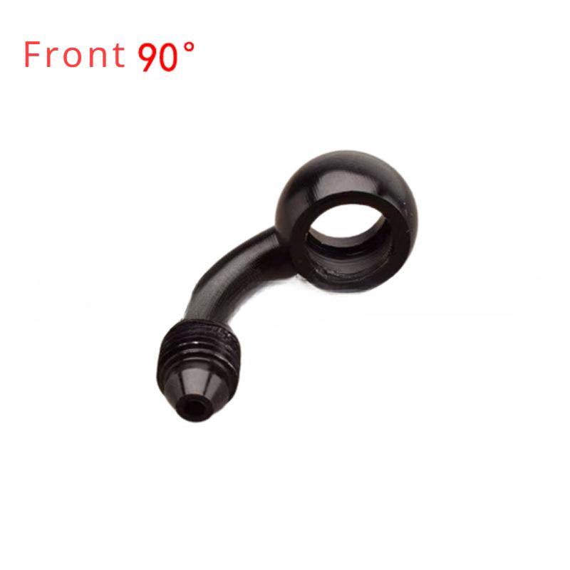 AN3 0 28 45 90 Degree M10 Motorcycle Hydraulic Brake Line Oil Hose Pipe Fitting for ATV Motocross Racing Bike Hose