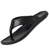 Fashion Casual Leather Male Flip Flops Fashion Classic Slippers for Men Comfortable Summer Half Drag Outdoor Sandals Leisure Walk Slides