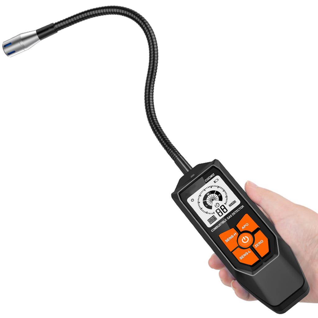 Combustible Gas Leak Detector Real Time Monitoring Buzzer/Backlight/Screen Display Alarm For Home Safety Industrial Use