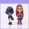 Conjunto de 5 Figuras de PVC Teen Titans Robin E Asa Noturna Decoração de Mesa