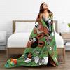 Czech Cartoon Krtek Mole Blankets Adults  Flannel Throw Blanket For Outdoor Cozy Custom Quality Bedspread Gift