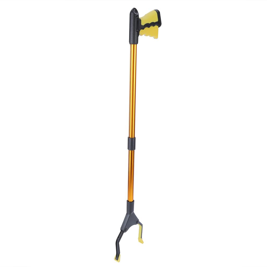 Multifunction Folding Long Trash Clamps Grabber Picker Tools Sanitation Cleaning SuppliesYellow