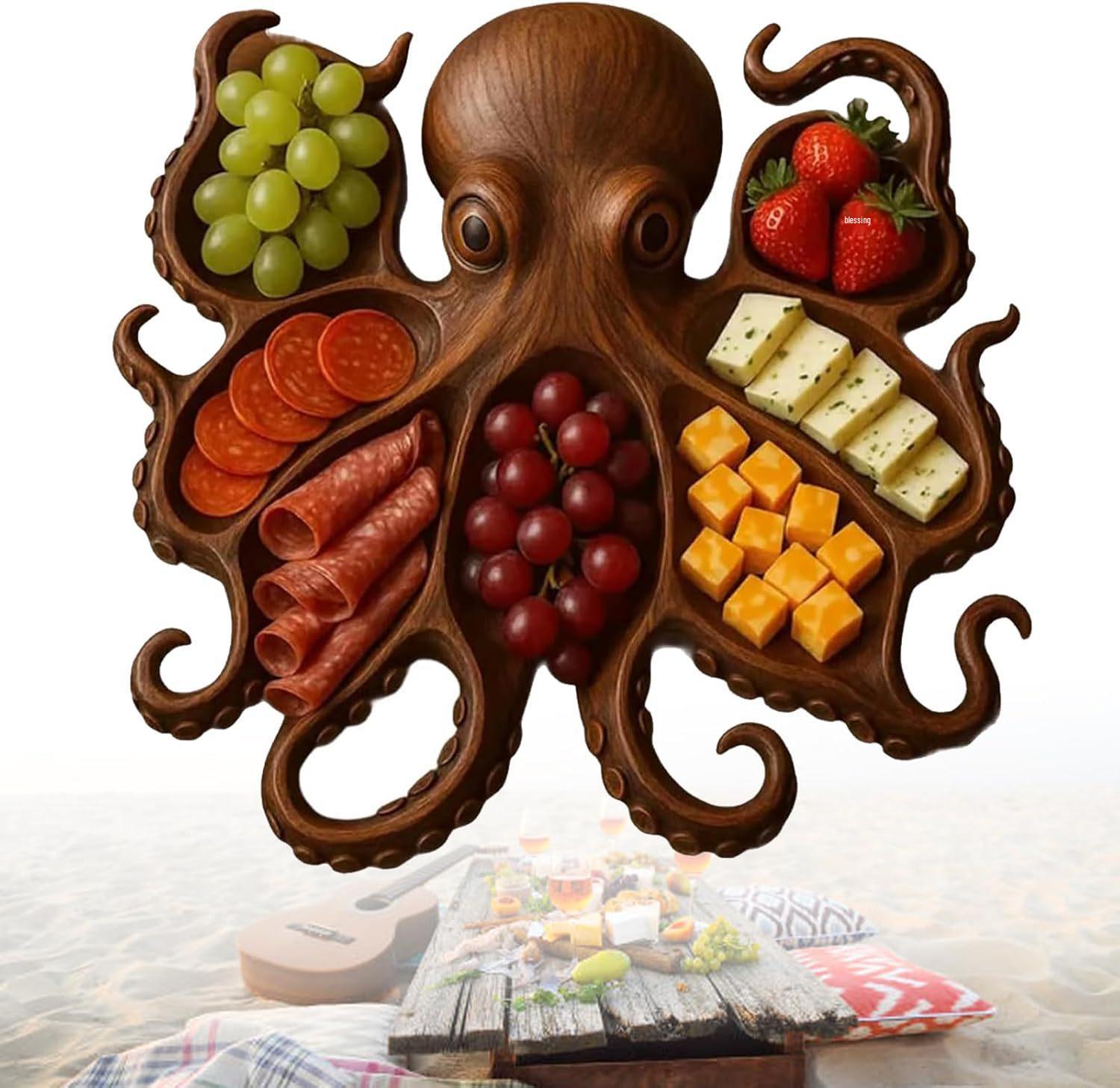 

Octopus Charcuterie Platter for Outdoor Gatherings