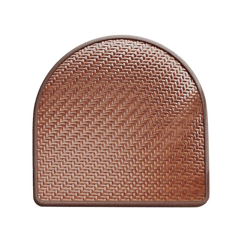 Cool Rattan Woven Chair Cushion Summer Breathable Non-Slip Ice Mat Seat Pad Comfortable Cooling Cushion For Dining & Office