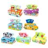 Tissue Box Toddler  Toy Babies Sensory Toy with Crinkle Paper & Rainbow Dance Scarves Infants Learning Toy