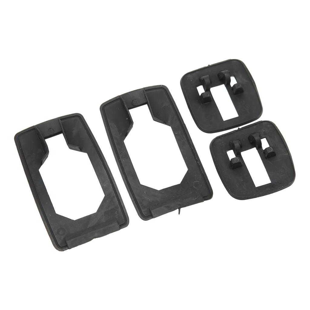 4Pcs Door Handle Seal Set Front Rear Left Right Rubber Black Easy To Install for III 3 Car