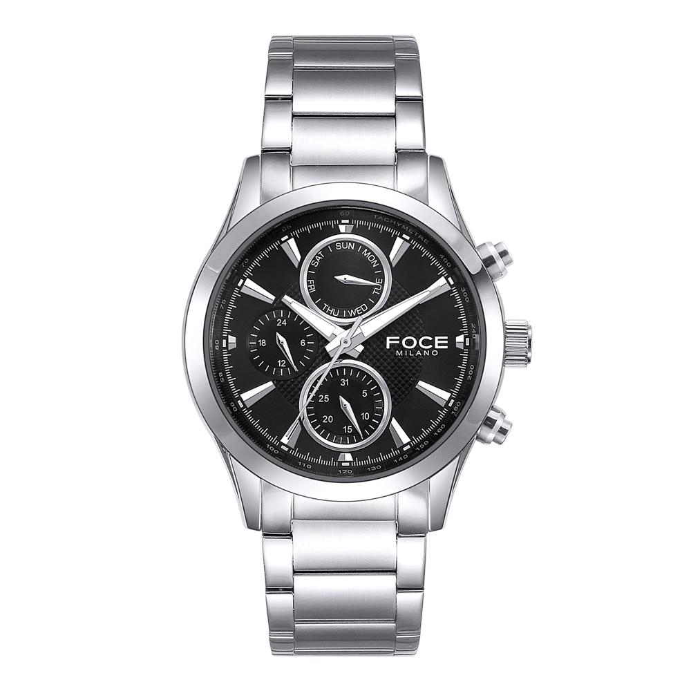 Poche Milan Men'S Metal Watch Fm7613Bk