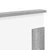 Headboard in Grey Sonoma 135 cm Particleboard