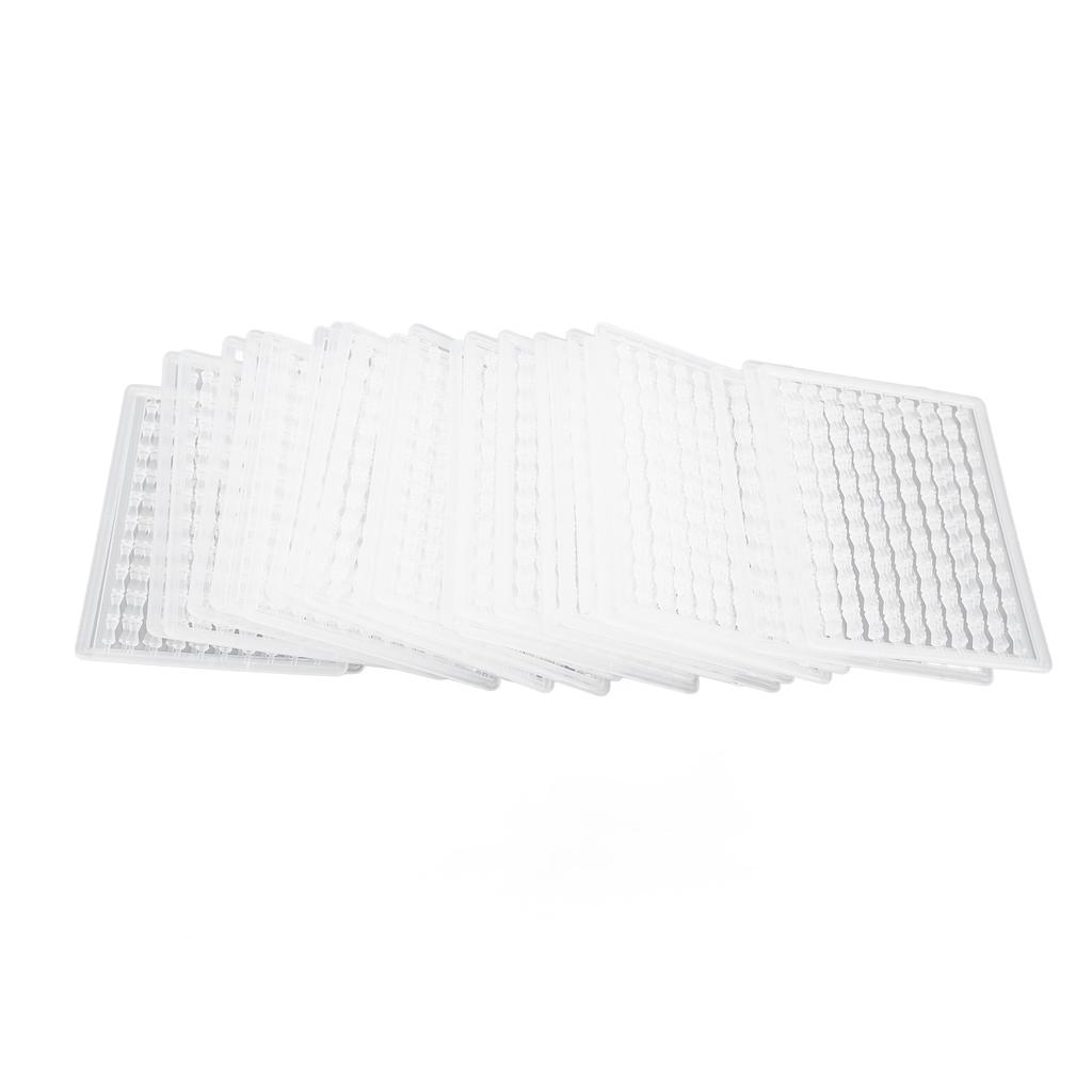 30pcs Carp Fishing Hair Stops Plastic Sturdy Durable Hair Rig Boilie Bait Stops Float Baitstops for Fishing White