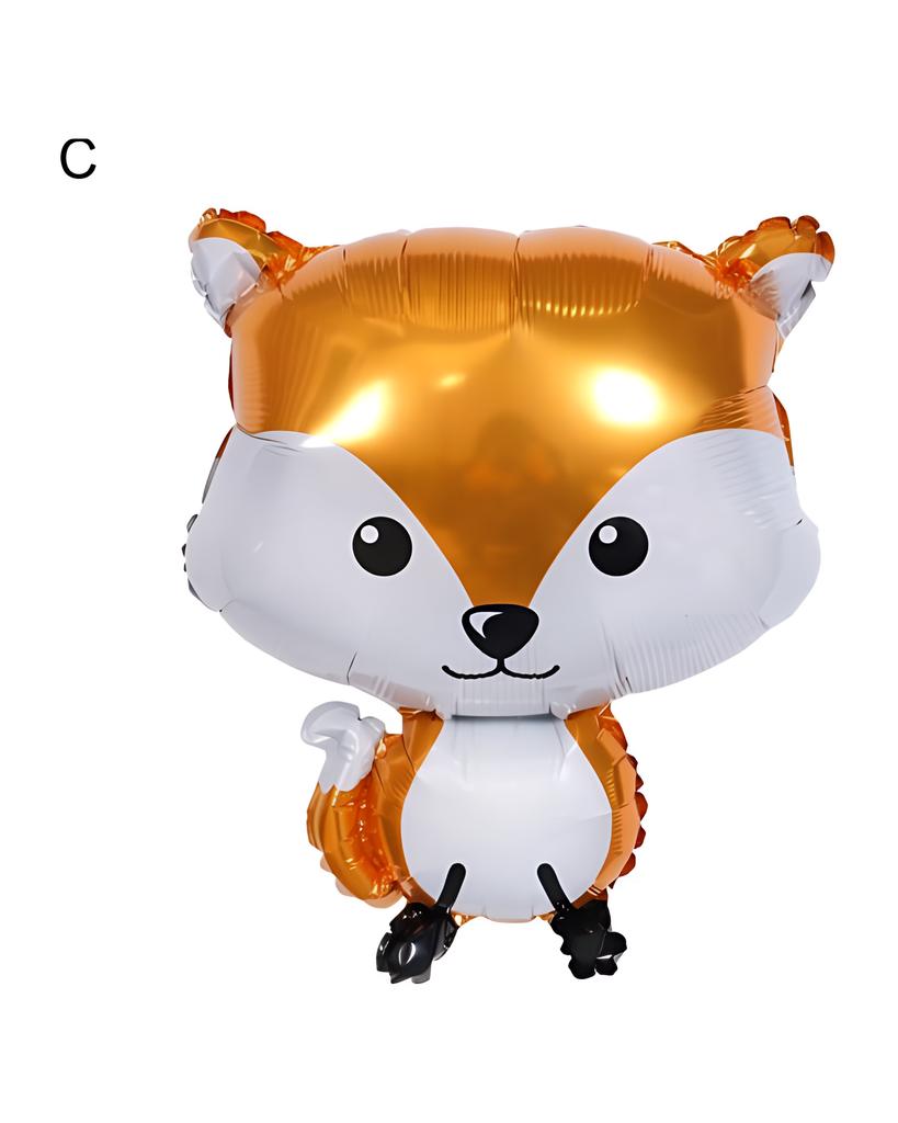 Aluminiumfolie Ballon festlich keine Lecks dekorative lustige Dschungel Hase Waschbär Fuchs Ballon für Party