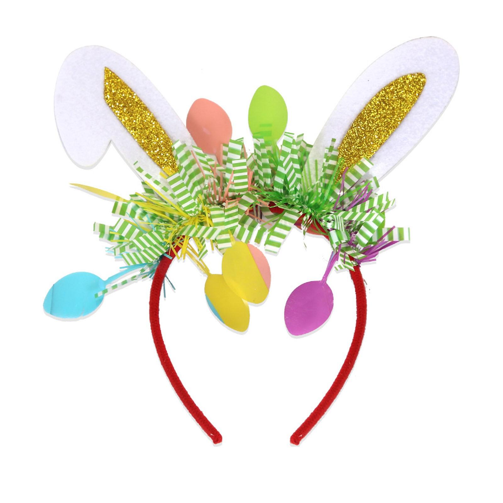 

Пасхальные милые ушки повязка на голову уши аксессуары для волос праздничные аксессуары для женщин One Size