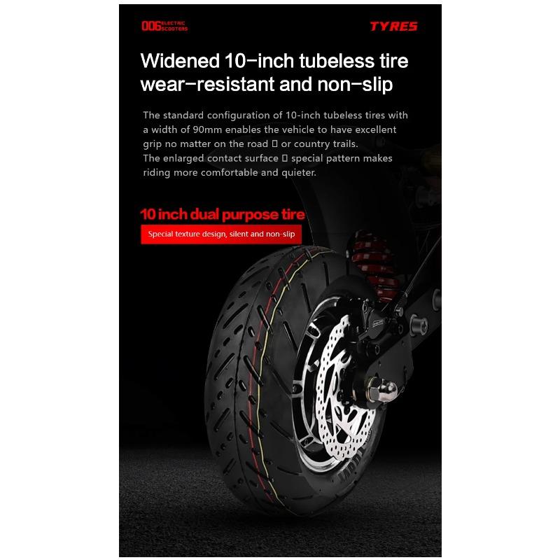 BOYUEDA Q7Pro Escooter 3200W Dual Motor 52V19AH Battery Dual Drive 10 Inch Adult E-Scooter Silent Tire Foldable Electric Scooter