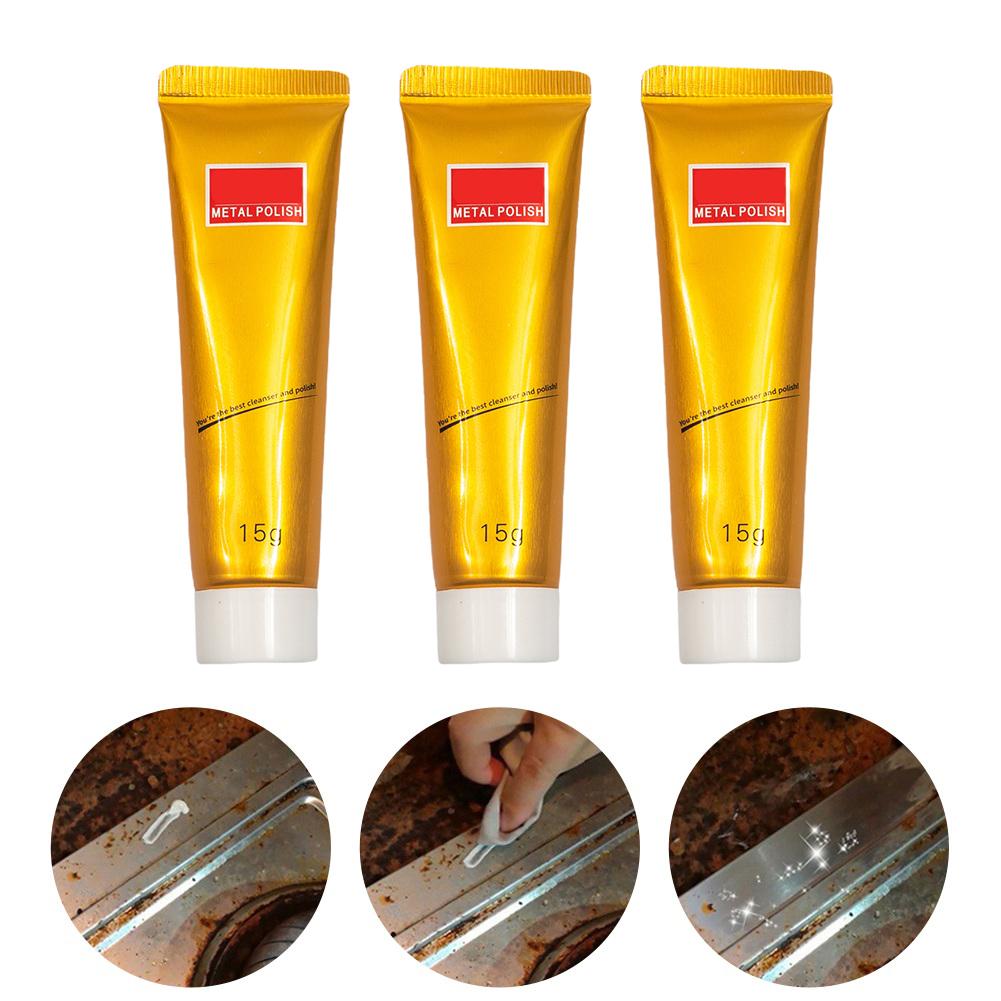 3pcs/6pcs 15g Metal Polishing Cream Set Multifunctional Cleaning Cream Metal Rust Remover Polishing Cleaning Tools