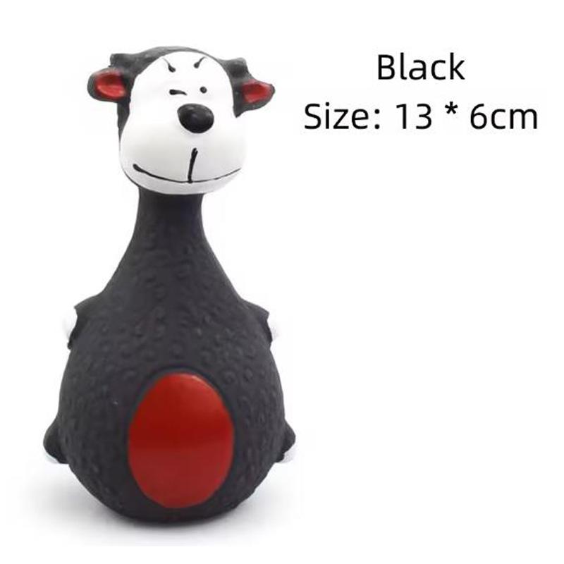 1pc Dog Toys Sound Squeaky Elephant/Cow Animal Chew Pet Rubber Vocal Toys For Small Large Dogs Bite Resistant Interactive Toy