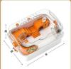 Hamster Cage Acrylic Tunnel Cage Gold Wire Bear Cage Special Anti Bite Luxury Hamster Supplies