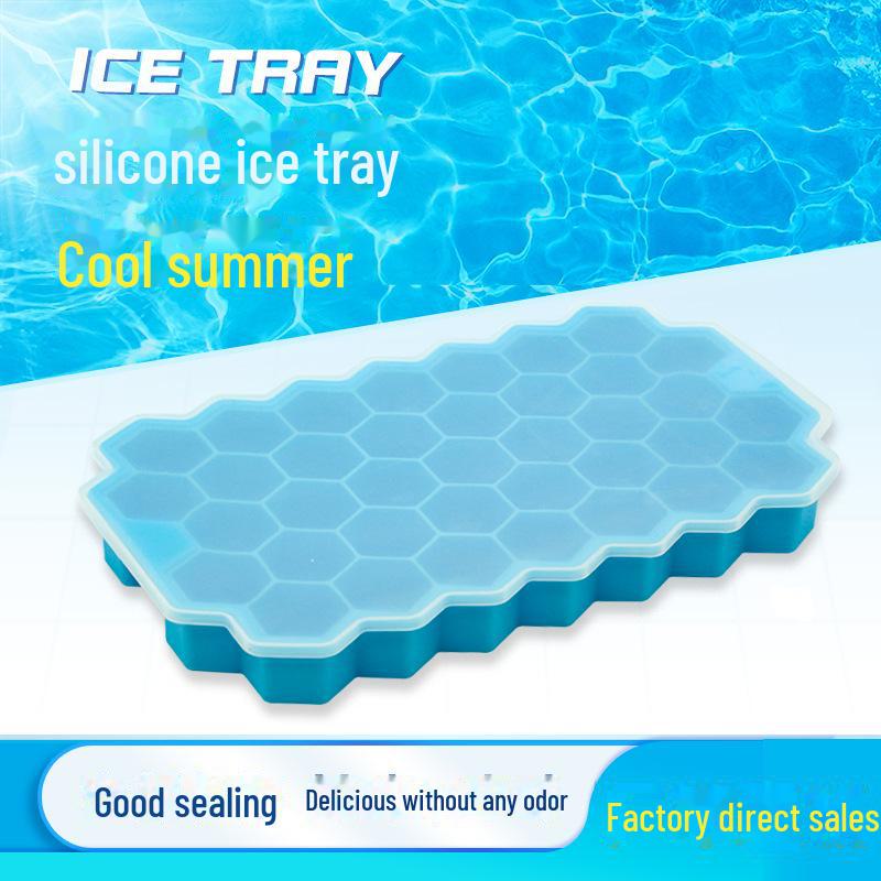 

Сделай сам 37 сеток силиконовая форма для льда в виде сот 37 ice cube tray [blue bottom + transparent cover] синий