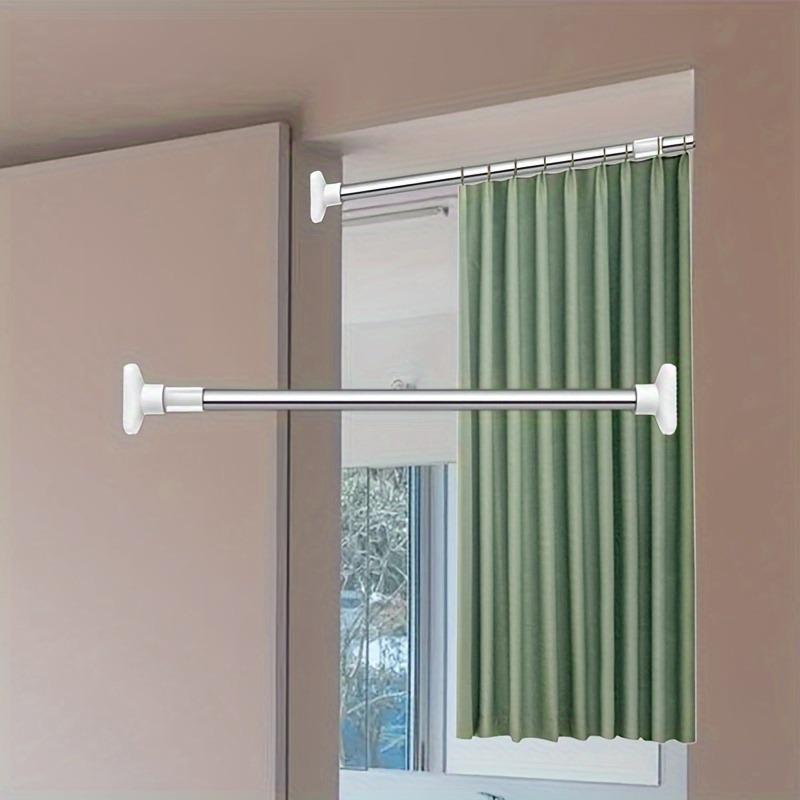 Prostorově úsporný nastavitelný teleskopický věšák - Kovový nástěnný s úložným boxem, Ideální pro organizaci šatníku, koupelny, ložnice a obývacího pokoje