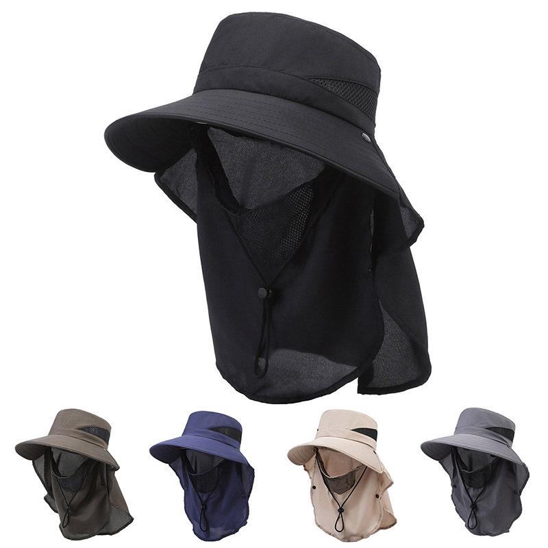 Men's Outdoor Wide Brim Sunshade Fisherman Hat