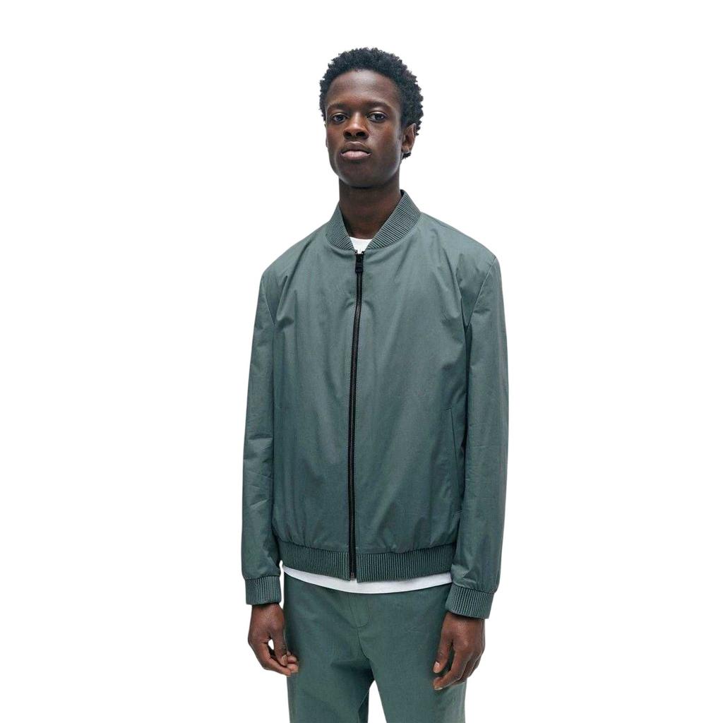 Hugo Mens Ribbed Cuff Bomber Jacket