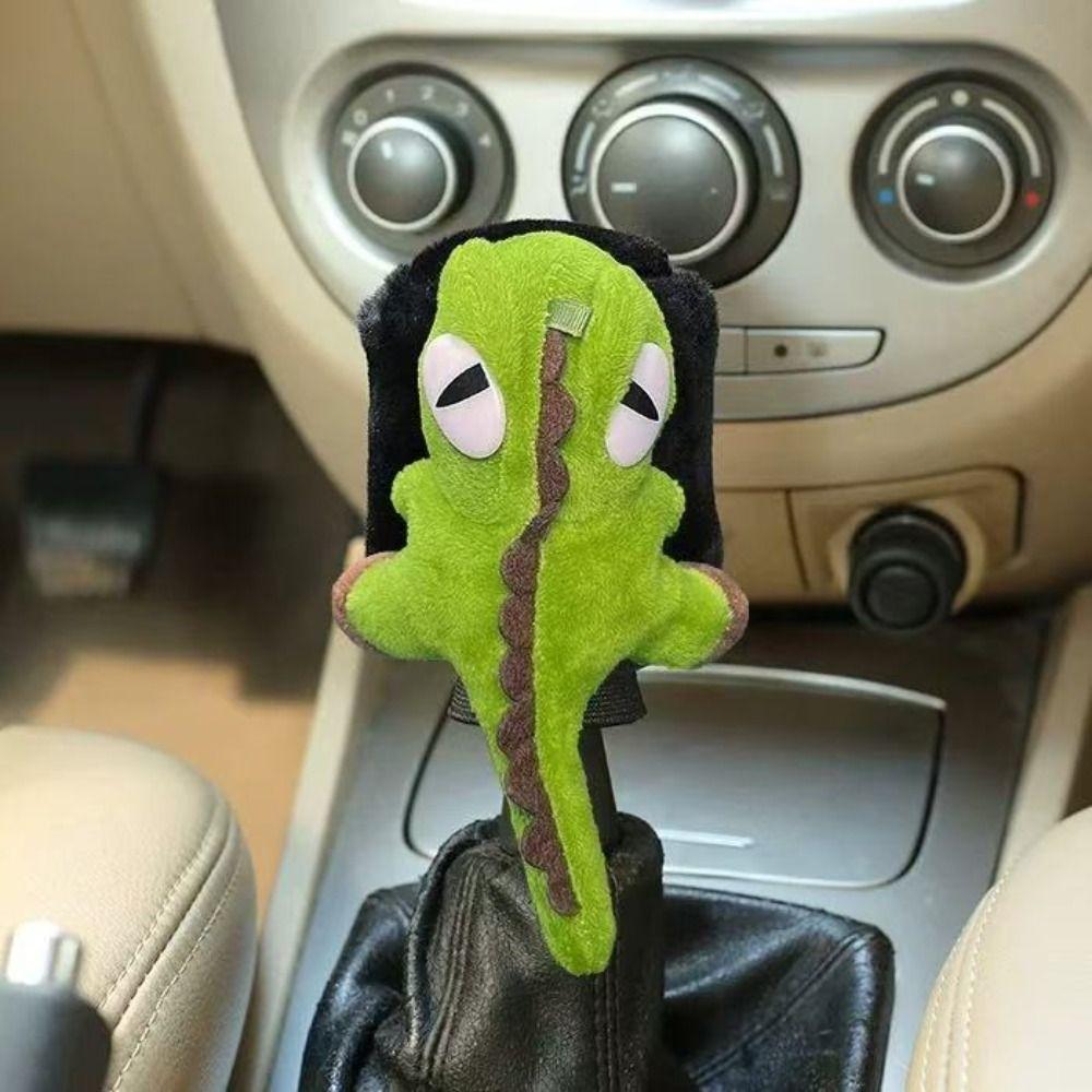 Cartoon Shift Lever Cover Cute Handle Protective Covers Fun Car Handbrake Cover  Car Decoration
