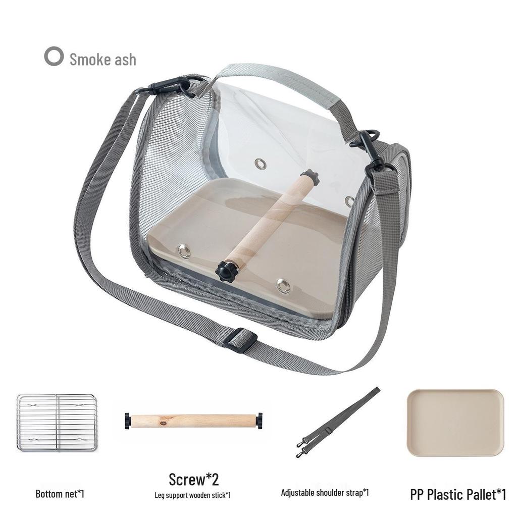 Portable Pet Carrier: Ideal for Small Birds, Pigeons, Lizards, Hamsters, and Cockatiels