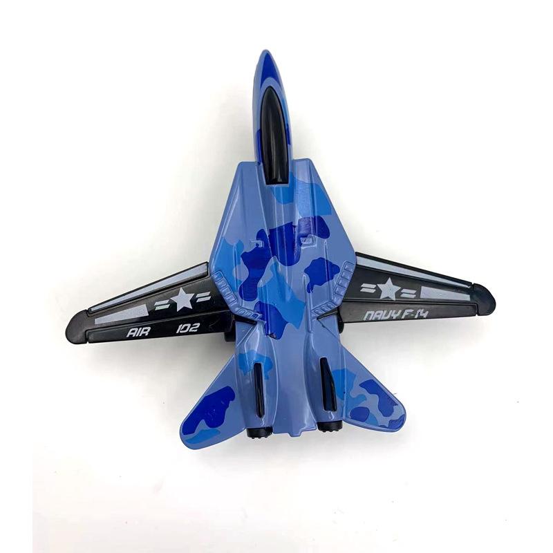 Mini Alloy Fighter Aircraft Model Toys 10Cm Pull Back Military Aircraft Collection Warplane Airplane Toys For Kids Boys Gifts