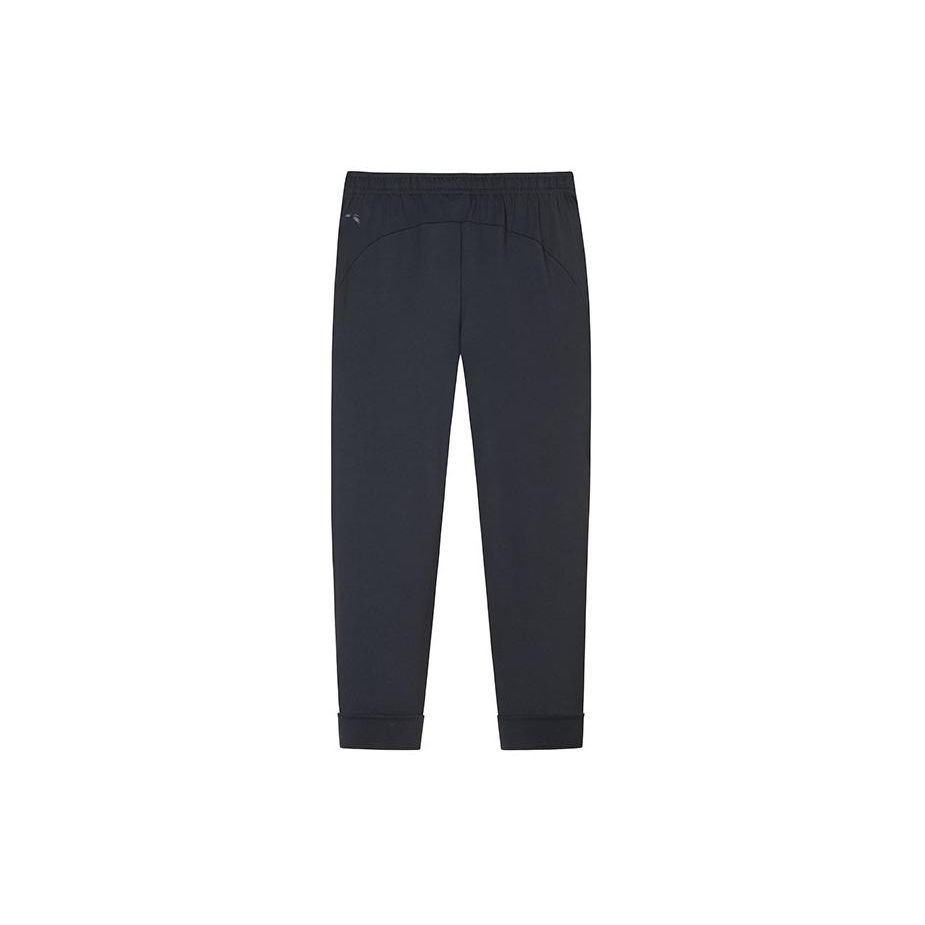 Anta Training Series Solid Color Mid-Rise Breathable Thin Jogger Knit Sports Pants Men Bottoms Black 152427312-4