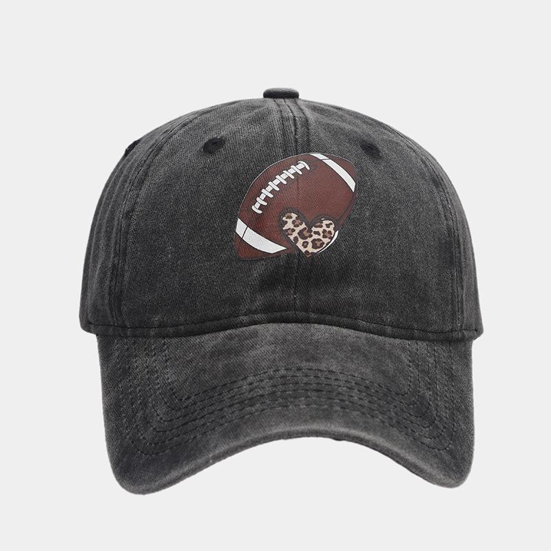 Spring New Personalized Printed Baseball Cap Men's Washed Old Fashion Versatile Cap Trendy Women's Outdoor Sun Hat