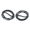 New LH & RH Front Door Molding Seal Weatherstrip for 2006-2011 Honda Civic Sedan