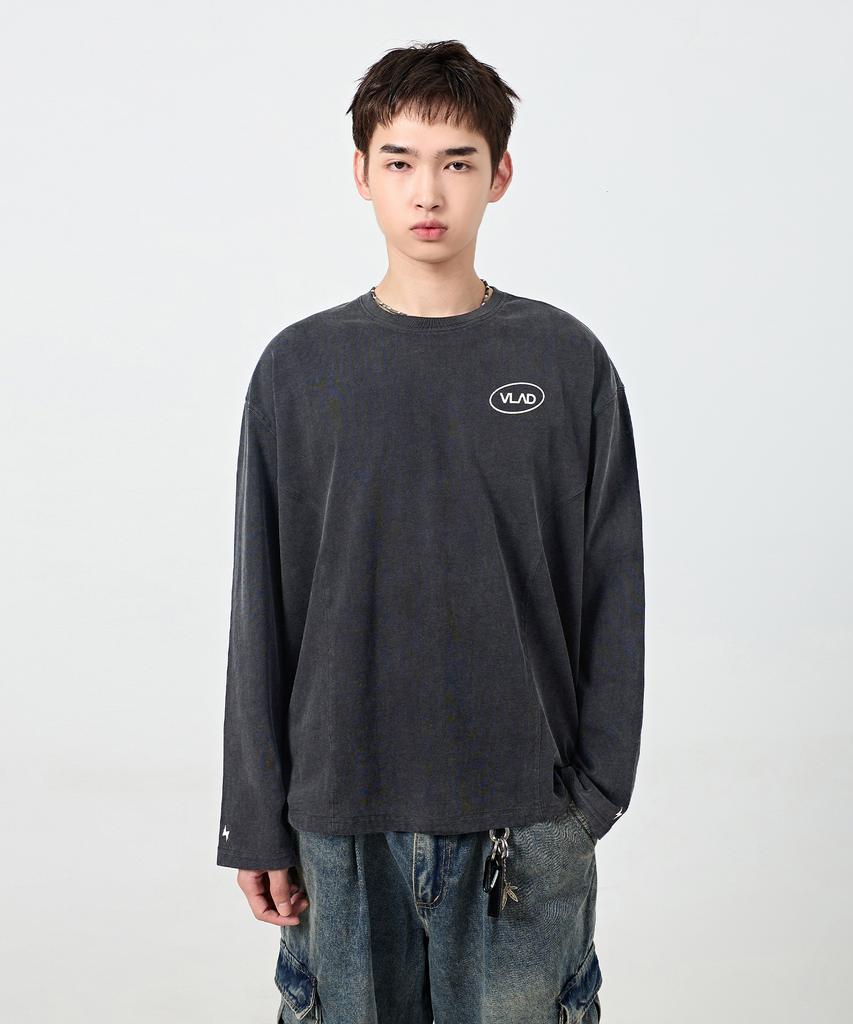 Dimiteulibeullaeg Vlad Small Logo T-Shirt_Pigment Charcoal