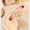 10 Sheets 3D Relief Capybara Stickers Panda Cute Children's DIY Student Gifts Cartoon Animals Crystal Fun Decorative Stickers