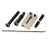 Musiclily Ultra Offset Brass Saddles for Offset for American Electric Nickel of 10.5mm Guitar, Style, Stratocaster/Telecaster Guitars, (Set 6)