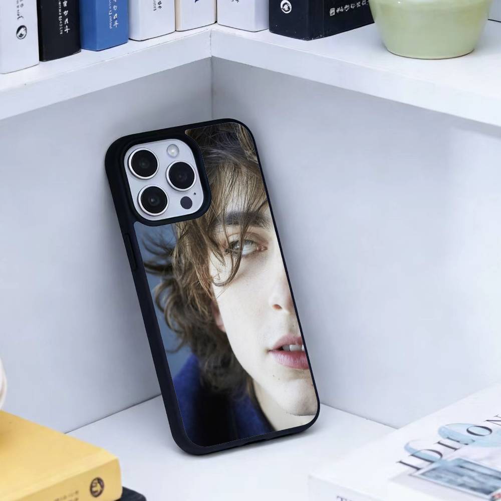 T-Timothée Chalamet Fodral För iPhone 14,16,15,13,17,12,Plus,Pro,Max Magnetiskt För Magsafe Frostat Skydd