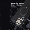 For Samsung Galaxy S24 Ultra 5G  Case Magsafe  Leather With 360 Ring Kickstand Protection Cover Shockproof Funda Phone Cover
