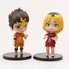 8 Stück/1 Set Haikyuu Figur Oikawa Tooru Modell Q Version Hinata Shoyo Spielzeug Kei Tsukishima Geschenk Sammlung Tadashi Yamaguchi PVC