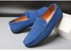 Men's Suede Slip-On Driving Shoes – Large Size, Casual British Style for Spring & Autumn