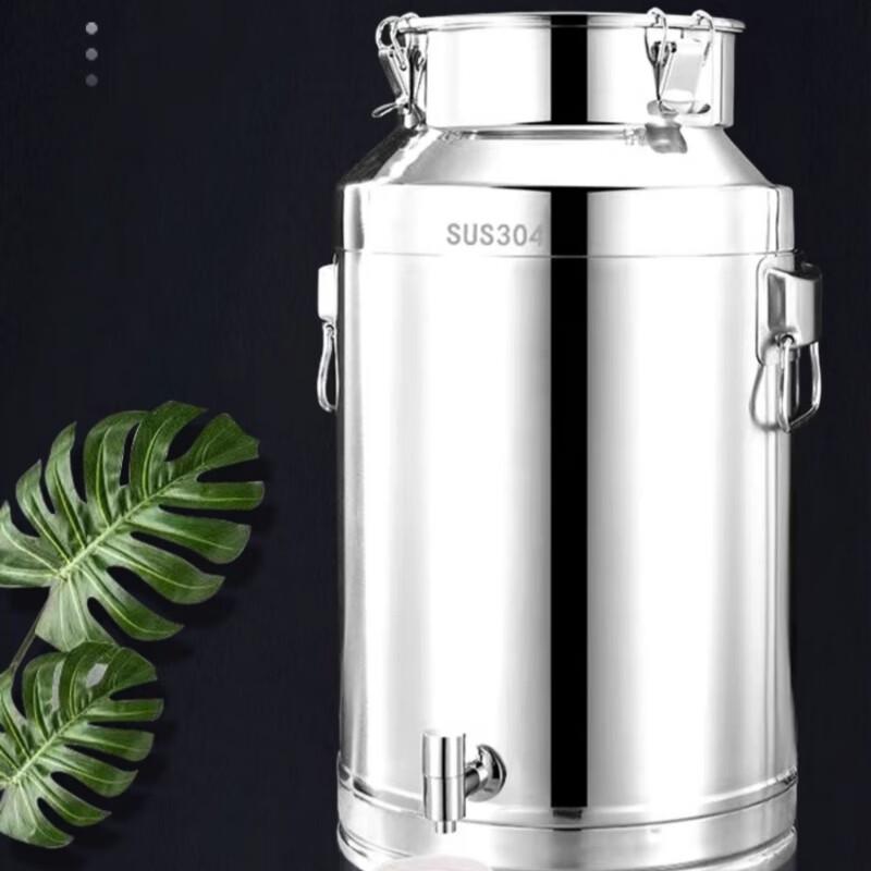 304 Stainless Steel Storage Bucket with Faucet