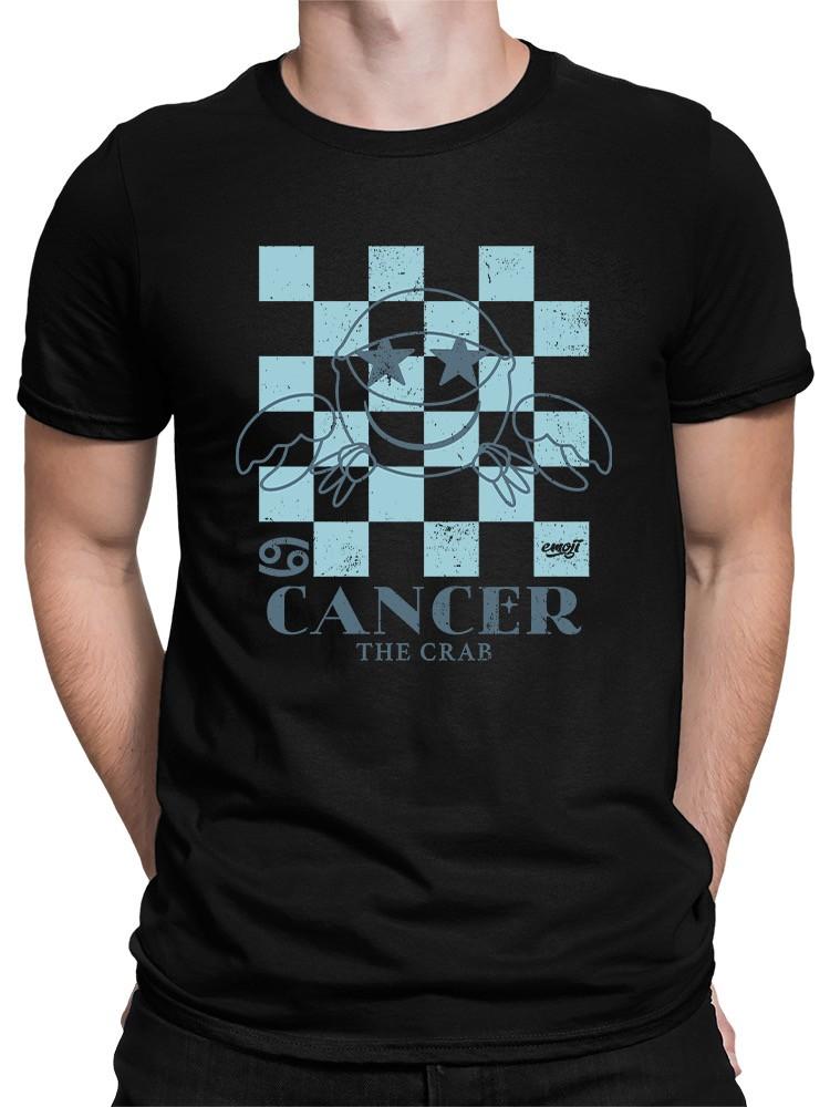 Cancer Zodiac Emoji Crab Graphic Mens T-shirt L