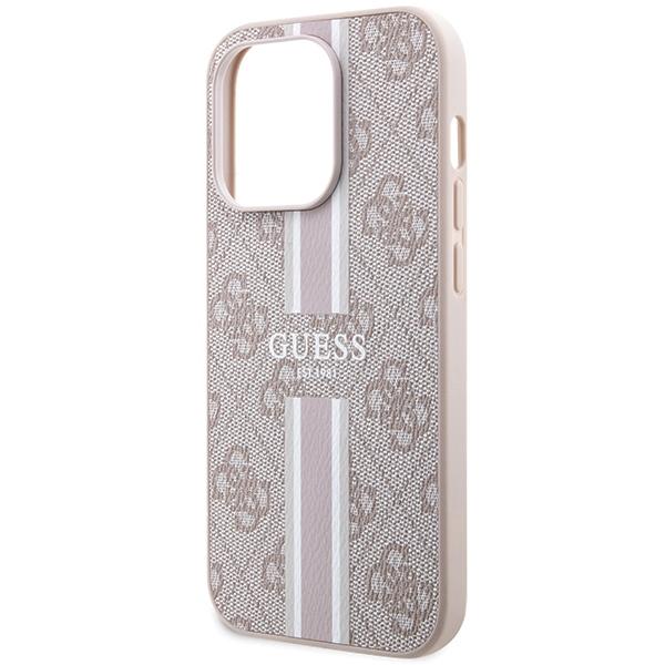 Guess Guhmp15Lp4Rpsp Iphone 15 Pro 6.1 Różowy/Pink Hardcase 4G Printed Stripes Magsafe