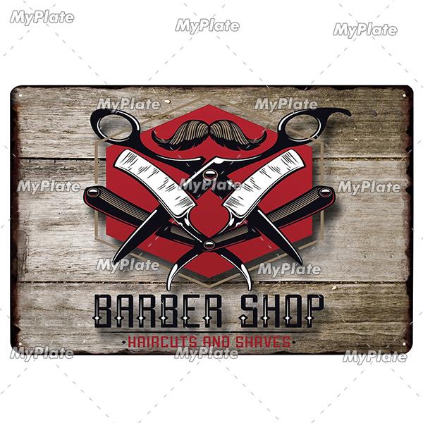 Profession Barber Vintage Metal Sign Tin Sign Vintage  Decoration Plaque Home Wall Decor Bar Sign Home Decor Poster Custom