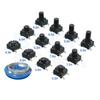 20Pcs SMD 6*6*4.3MM 6X6X4.3/4.5/5.0/5.5/6.0/6.5/7.0/8.0/8.5/10/11 MM Tactile Tact Push Button Micro Waterproof Switch Momentary