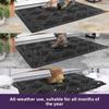 Modern Simple Entrance Door Mat With Nonslip Rubber Bottom For Home And Commercial Use