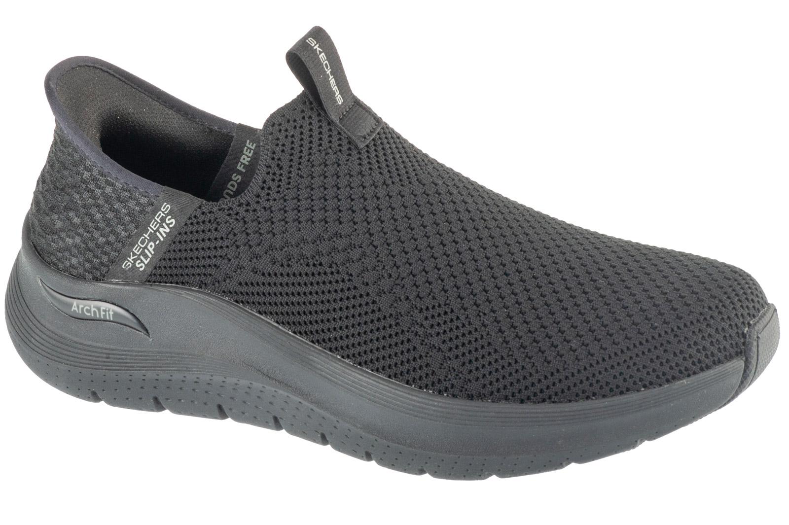Skechers Slip-Ins: Arch Fit 2.0 - Crayn, Herren schwarze Sportschuhe 45 schwarz