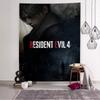 Canvas Painting Game RRESIDENT EVIL Chart Tapestry Art Science Fiction Room Home Decor Cheap Hippie Wall Hanging