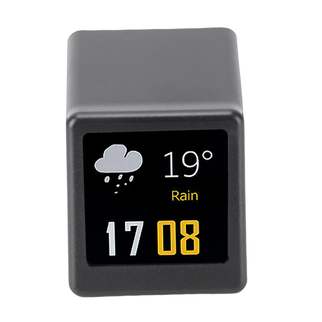 Mini Digital Clock 1.54in Screen LED Intelligent Dynamic Weather Temperature Humidity Display 240x240 Pixel