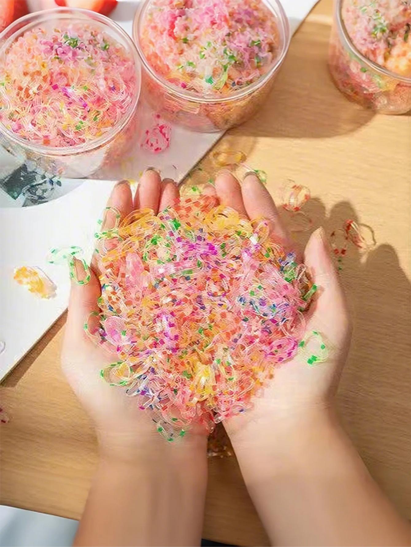 

1 шт. Модные прозрачные резинки для волос с точками для женщин, аксессуары для волос