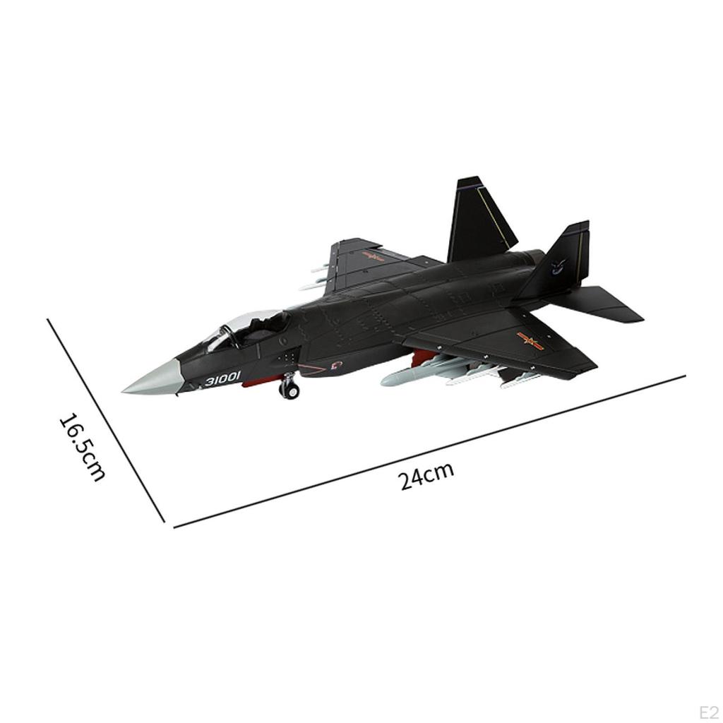 1:72 J31 Airplane Model Metal Fighter Jet Display Ornaments Aircraft Plane for Home Bar